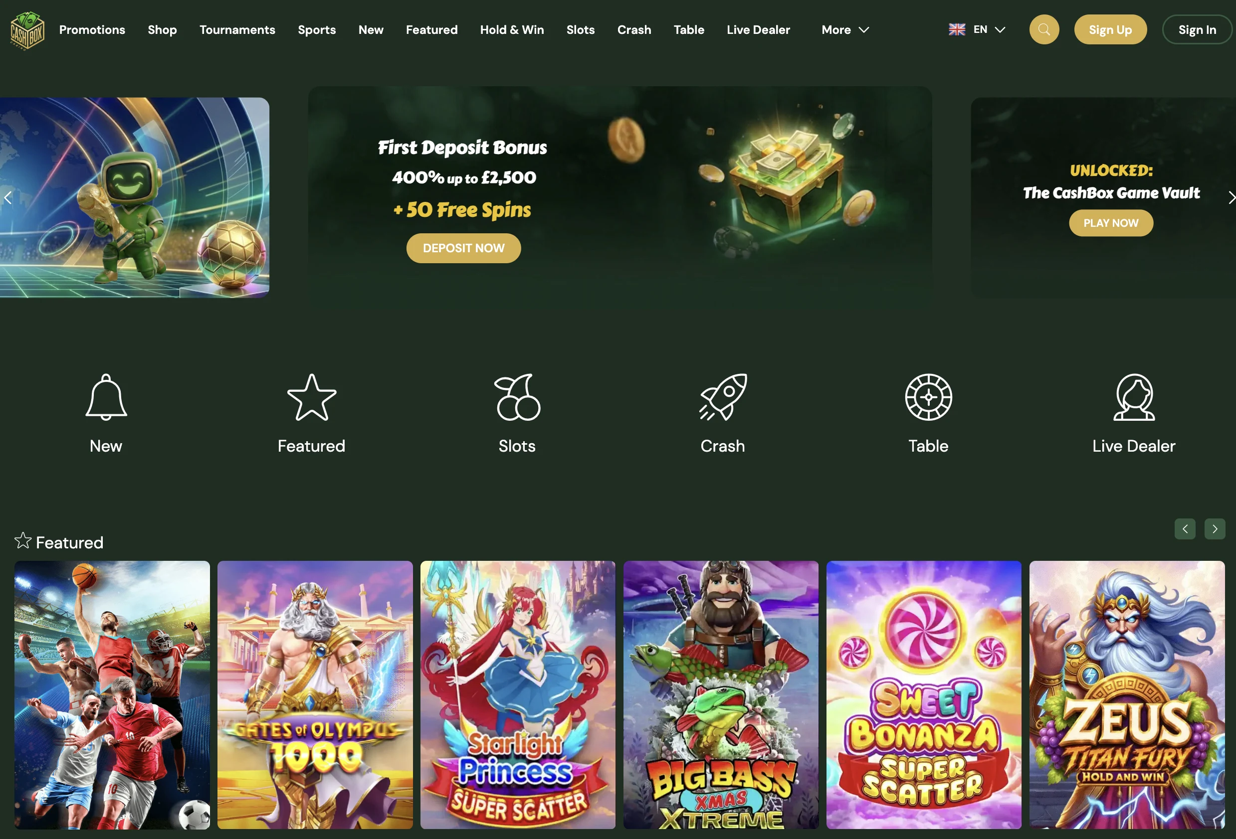 CashBox Casino Review
