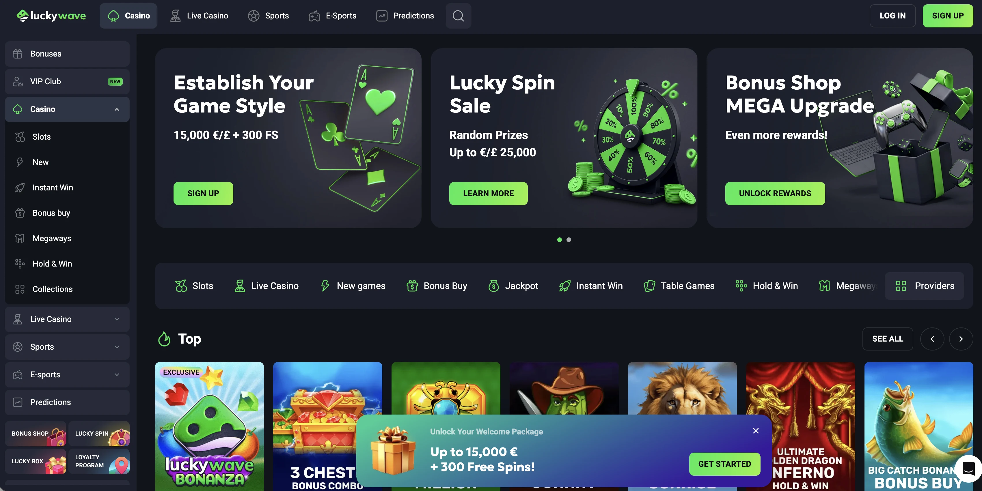 LuckyWave Casino Review